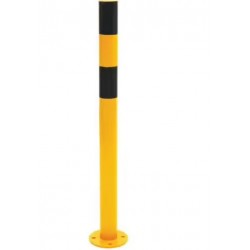 Poteau de Protection en Acier Multi-Usage Largeur 250mm Noir/jaune