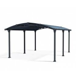 Carport Abri de Véhicule Métallique 18,2m² CANOPIA Arcadia 507x359x242cm