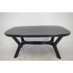 Table de Jardin IDEA Antibe Tulip 165x95cm Anthracite