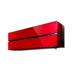 Unité Intérieure de Climatisation Murale 2,5kW MITSUBISHI Design Luxe Rouge Réversible Monosplit R32 - MSZ-LN25VG2R-E2