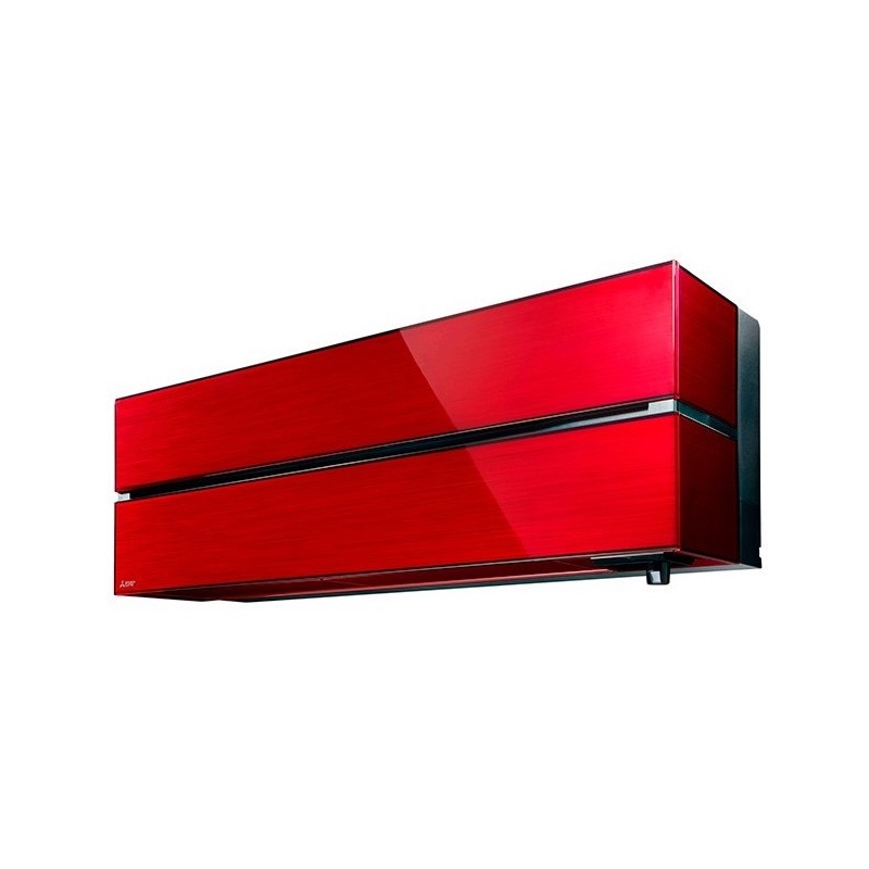 Unité Intérieure de Climatisation Murale 2,5kW MITSUBISHI Design Luxe Rouge Réversible Monosplit R32 - MSZ-LN25VG2R-E2