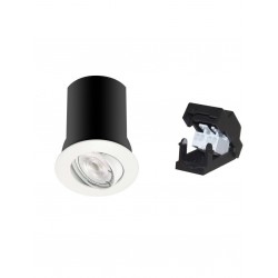 Spot LED à Encastrer INDIGO Blanc GU10 Maximum 10W Sans Ampoule - D033104
