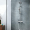 Colonne de Douche Avec Mitigeur Thermostatique IDEAL STANDARD Idealrain Chromé - A5686AA