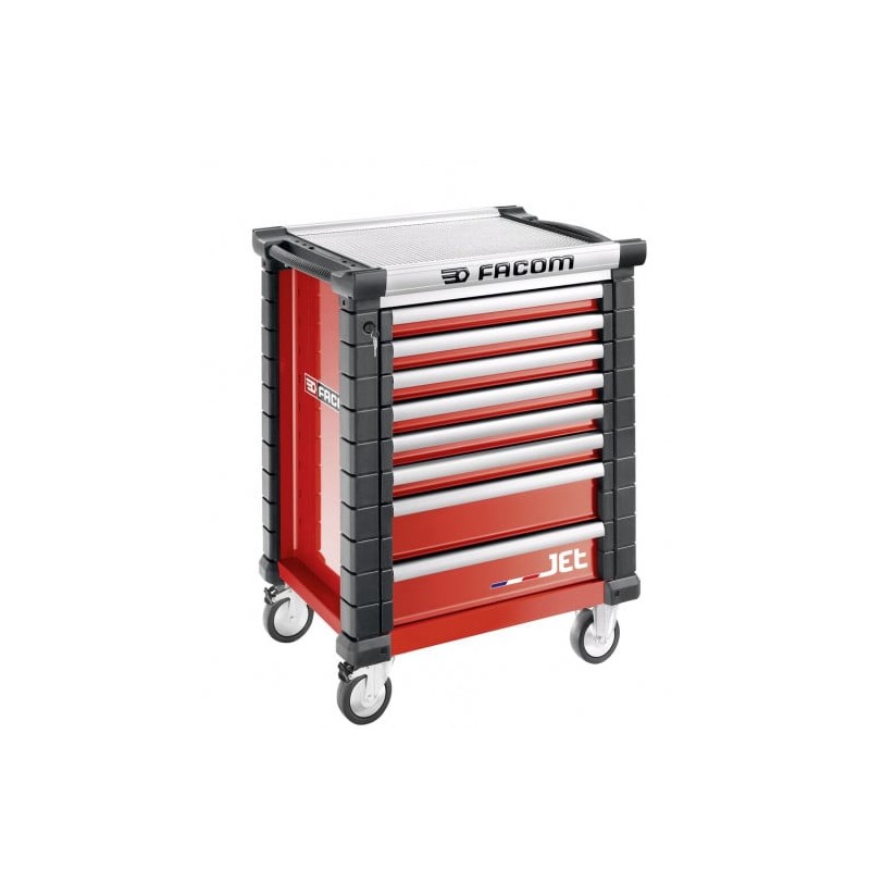 Servante d'Atelier 8 Tiroirs FACOM 3 Modules Rouge - JET.8M3 Servante d'Atelier 8 Tiroirs FACOM 3 Modules Rouge - JET.8M3