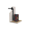 Kit Ventouse Horizontal Conduit de Poêle Etanche DINAK Diflux Inox Sortie Latérale Laqué noir