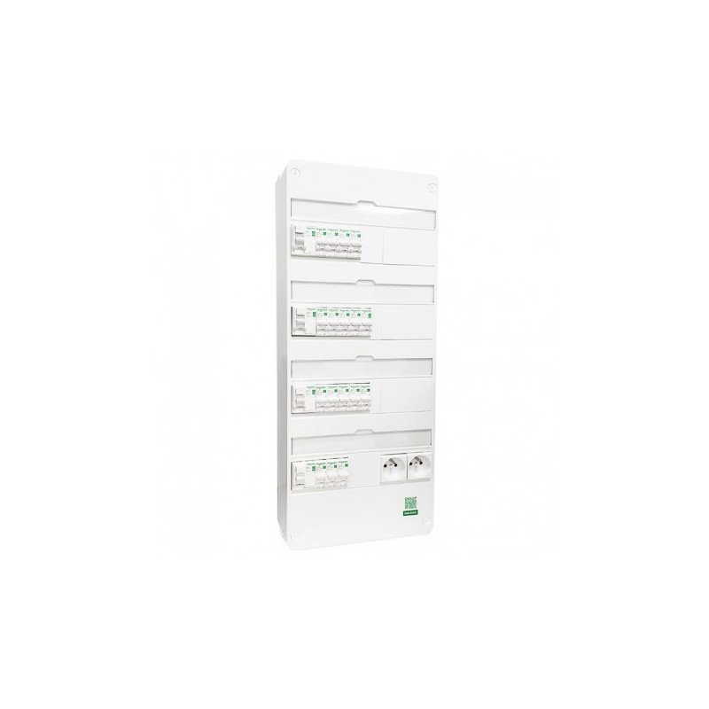 Coffret en Saillie SCHNEIDER Rési 9 Pré Cablé 4 Rangées 13 Modules Coffret en Saillie SCHNEIDER Rési 9 Pré Cablé 4 Rangées 13 Modules