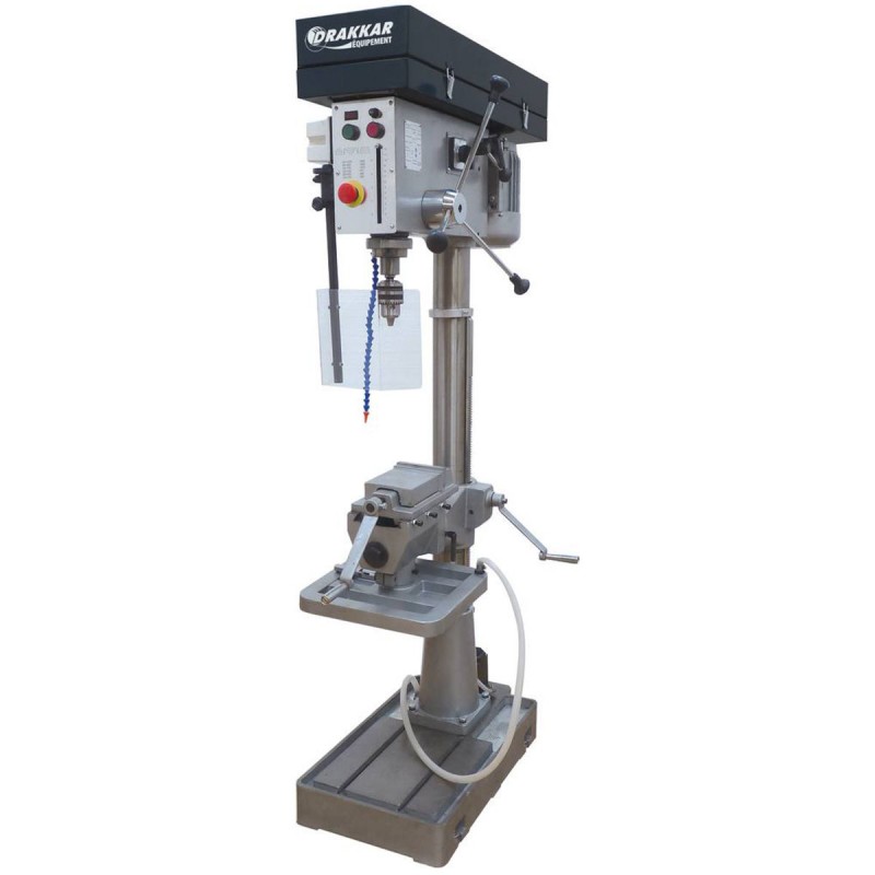 Perceuse Sur Colonne Sensitive Industrielle 400V DRAKKAR Moteur 2,5CV - 13082 Perceuse Sur Colonne Sensitive Industrielle 400V DRAKKAR Moteur 2,5CV - 13082