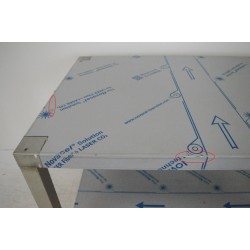 Table de Préparation avec Etagère Inox 865x640mm Pas Cher