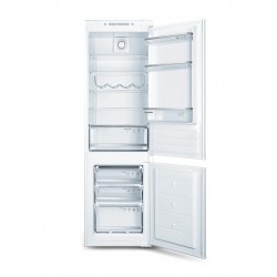 Réfrigérateur Congélateur 250L SCHNEIDER Encastrable 2 Portes Froid Brassé Blanc - SCRCA177BS