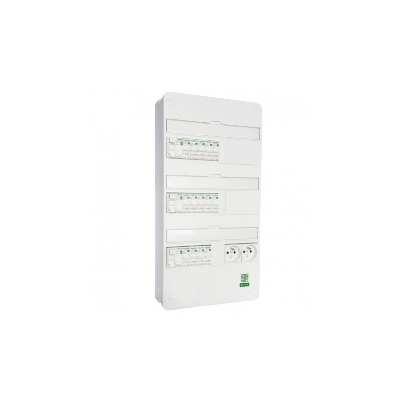 Coffret Electrique en Saillie SCHNEIDER Rési 9 Pré Cablé 3 Rangées 13 Modules Coffret Electrique en Saillie SCHNEIDER Rési 9 Pré Cablé 3 Rangées 13 Modules