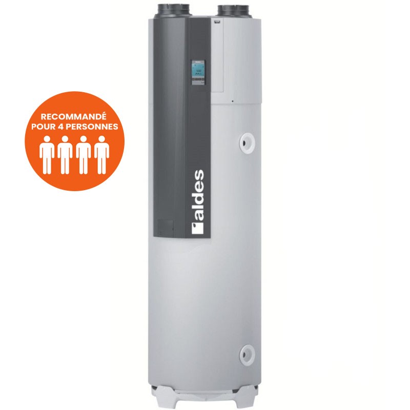 Chauffe-Eau Thermodynamique 200L ALDES T Flow Hygro+ Chauffe-Eau Thermodynamique 200L ALDES T Flow Hygro+