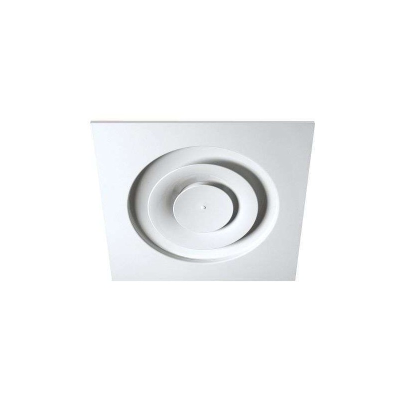 Diffuseur Plafonnier d'Air Circulaire ATLANTIC DAC-FF200 Réglable Pour Faux-plafond D200mm 620x620mm - 528180