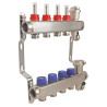 Kit Collecteur Pour Plancher Chauffant AYOR SOMATHERM PCBT 3/4EK Inox 2x4 Départs - 2233-04-26