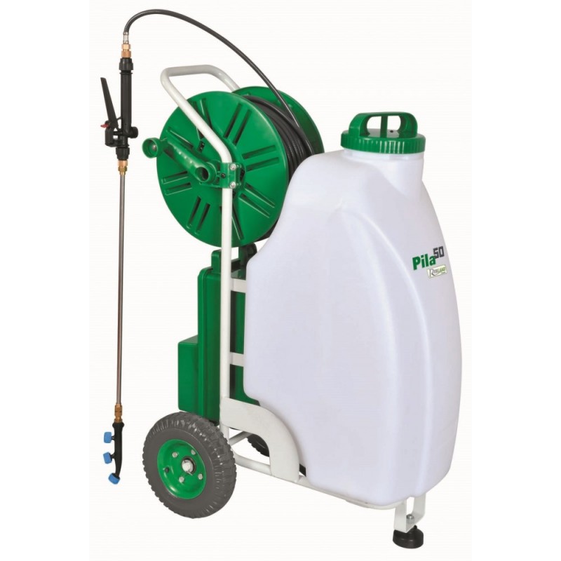 Pulvérisateur à Batterie sur Roues 50L RIBIMEX Pila50 Tuyau 50m Pulvérisateur à Batterie sur Roues 50L RIBIMEX Pila50 Tuyau 50m