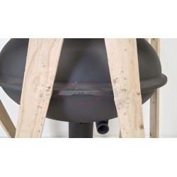 Poêle à Bois 7kW INVICTA Brio en Fonte Noir pas cher