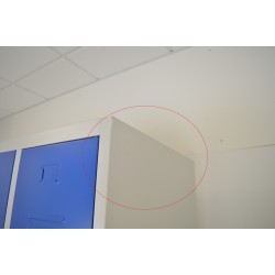 Vestiaire Industrie Propre 4 Colonnes Monobloc pas cher