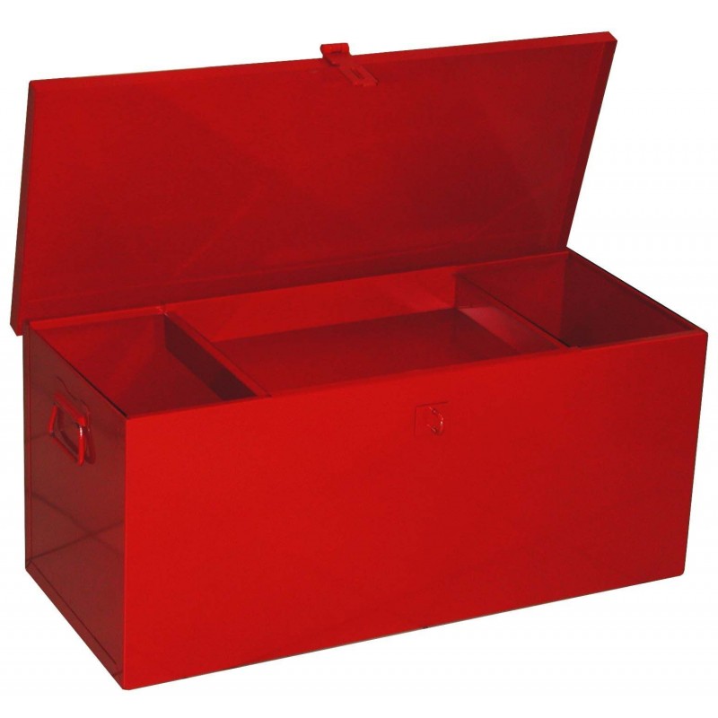 Coffre de Chantier Avec Plateau Amovible PIERRE HENRY SNOR Métal Rouge 35x80x35cm Coffre de Chantier Avec Plateau Amovible PIERRE HENRY SNOR Métal Rouge 35x80x35cm