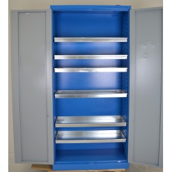 Armoire Haute de Sécurité pour Produits Dangereux 72L avec 6 bacs de rétention