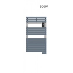 Sèche-Serviettes Electrique 500W SAUTER Asama Connecté Vertical Bleu/Gris