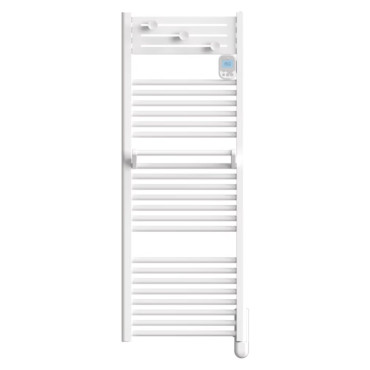 Sèche-Serviettes Electrique à Inertie Fluide 750W NOIROT Actibain Vertical Blanc - N171312