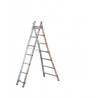 Echelle Transformable Aluminium TUBESCA Pronor 2 Plans 2x12 Marches Hauteur d'accès 6.95m - 01252012