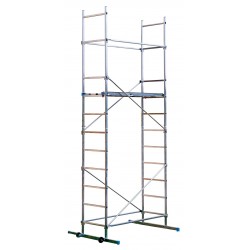 Echafaudage Roulant Aluminium 4,43m TUBESCA First Presto 5 Charge 150kg