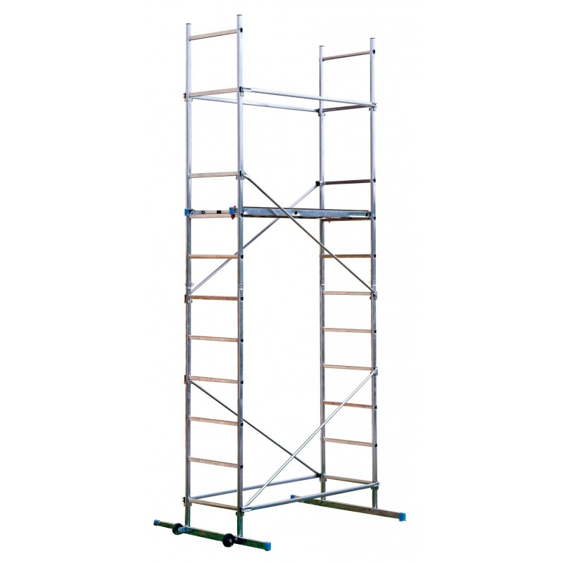 Echafaudage Roulant Aluminium 4,43m TUBESCA First Presto 5 Charge 150kg Echafaudage Roulant Aluminium 4,43m TUBESCA First Presto 5 Charge 150kg