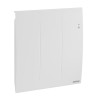 Radiateur Electrique à Inertie Sèche 750W THERMOR Ingenio 3 Connecté Horizontal Blanc