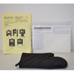 Accessoire Poêle à Bois 10kW SUPRA PACCO Haut Fonte Noir - 541144