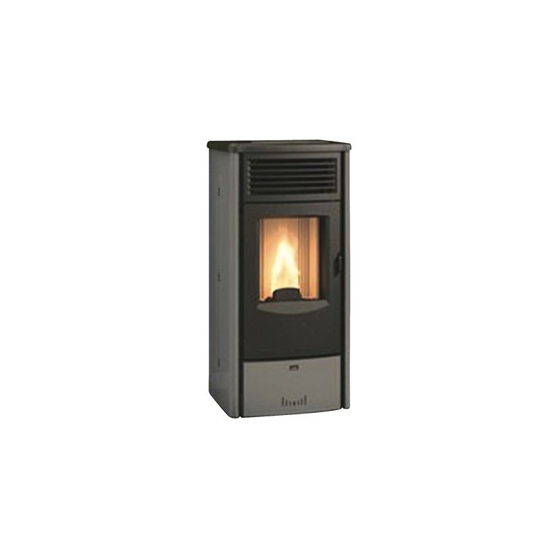 Poêle à Granulés Étanche 6kW SUPERIOR Cléo Acier Gris/Noir Poêle à Granulés Étanche 6kW SUPERIOR Cléo Acier Gris/Noir
