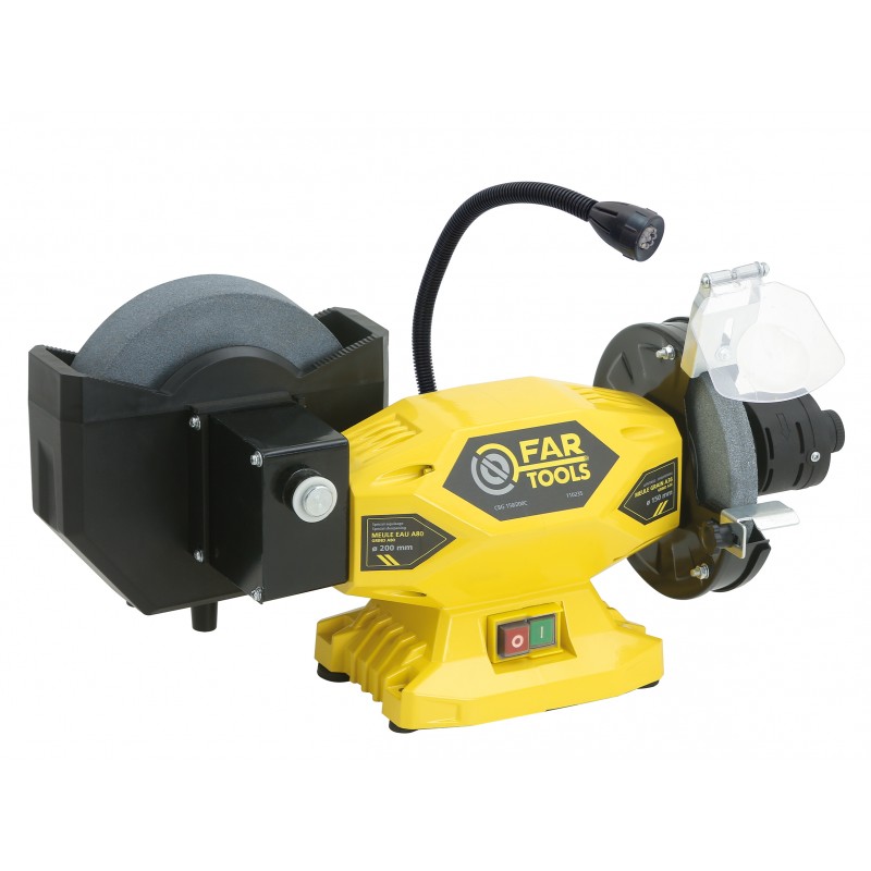 Touret à Meuler 350W FARTOOLS CBG 150/200 Pour Aiguiser, Affûter et Meuler Touret à Meuler 350W FARTOOLS CBG 150/200 Pour Aiguiser, Affûter et Meuler