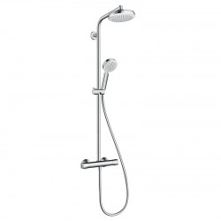 Colonne de Douche Avec Mitigeur Thermostatique HANSGROHE Crometta 160 4 Jets Chromé - 27264400