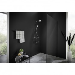 Colonne de Douche Avec Mitigeur Thermostatique HANSGROHE Crometta 160 Chromé - 27264400