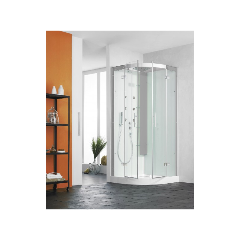 Cabine de Douche 1/4 de Rond 90x90cm KINEDO Cabine de Douche 1/4 de Rond 90x90cm KINEDO