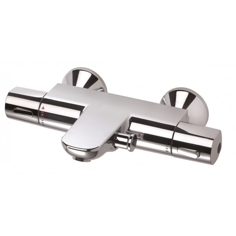 Mitigeur de Bain-Douche Thermostatique PORCHER Easytherm 150mm Avec Raccord Chromé Mitigeur de Bain-Douche Thermostatique PORCHER Easytherm 150mm Avec Raccord Chromé
