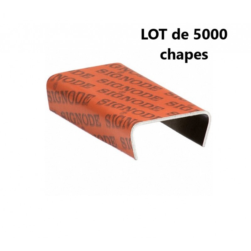 Lot de 5000 Chapes Agrafes de Cerclage SIGNODE 12C Lot de 5000 Chapes Agrafes de Cerclage SIGNODE 12C