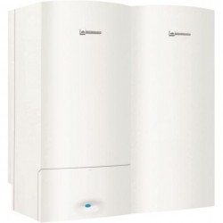 Chaudière Murale Gaz à Condensation 24kW ELM LEBLANC Egalis Condens Plus Avec ECS Ballon 50L - 7716704715