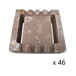 Lot de 46 Pierres Briques Réfractaires Pour Radiateur à Accumulation - 189842