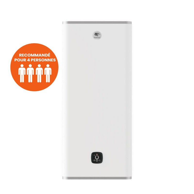 Chauffe-Eau Plat Electrique 100L THERMOR Malicio 3 Connecté Chauffe-Eau Plat Electrique 100L THERMOR Malicio 3 Connecté