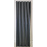 Radiateur Acier Eau Chaude 2335W HUDSONREED Design Double Rang Vertical Anthracite
