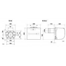 Brûleur Fioul 35kw RIELLO Millenium 40G3