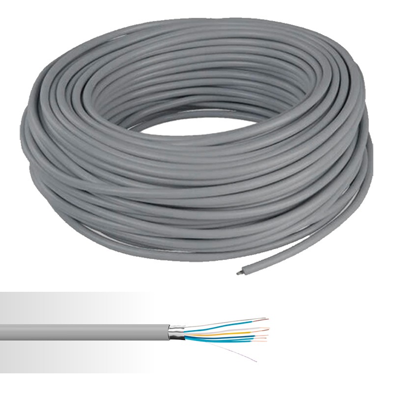 100m de Câble Téléphonique SYT PLUS 1 Num Numérique 3x2 AWG20 Gris 100m de Câble Téléphonique SYT PLUS 1 Num Numérique 3x2 AWG20 Gris