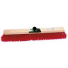 Balai Cantonnier Extérieur BROSSERIE THOMAS Bois Fibre PVC Rouge Sans Manche - 297