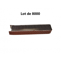 Lot de 8000 Chapes Agrafes de Cerclage SIGNODE 27x7mm 58 MNA 0000 565