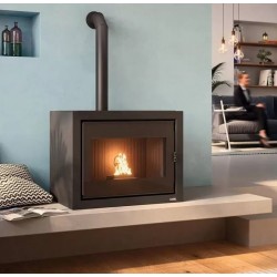 Poêle à Granulés 9,3kW CADEL Quasimodo 3 Box Up Twin