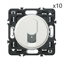 Lot de 10 Prises Téléphone RJ45 LEGRAND