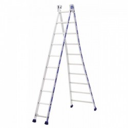 Escabeau Echelle Transformable 2 Plans TUBESCA Platinium 2x10