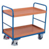 Chariot VARIOFIT 2 Plateaux Bois
