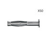 Boîte de 50 Chevilles Métallique Electrozinguée FISCHER Corps Creux Sans Vis HM 5X65mm