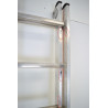 Escabeau Echelle 2 Plans TUBESCA Pronor Coulisse à Corde 2x7marches Pas Cher